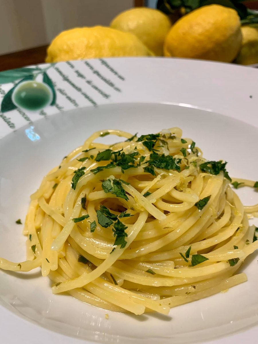 Spaghetti with Lemon Sauce