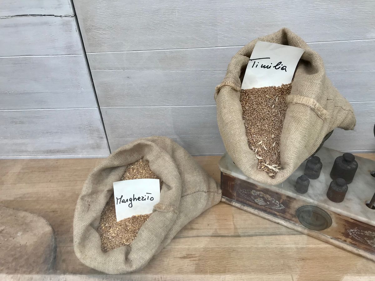 Ancient Grains at Bakery in Noto