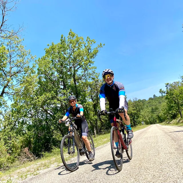 Riding near Gorges de la Nesque