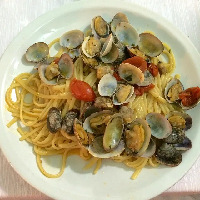 Spaghetti with Clams in Gaeta
