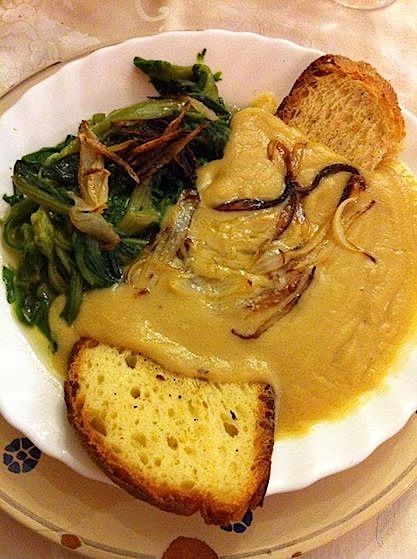 Fava Beans and Chicory