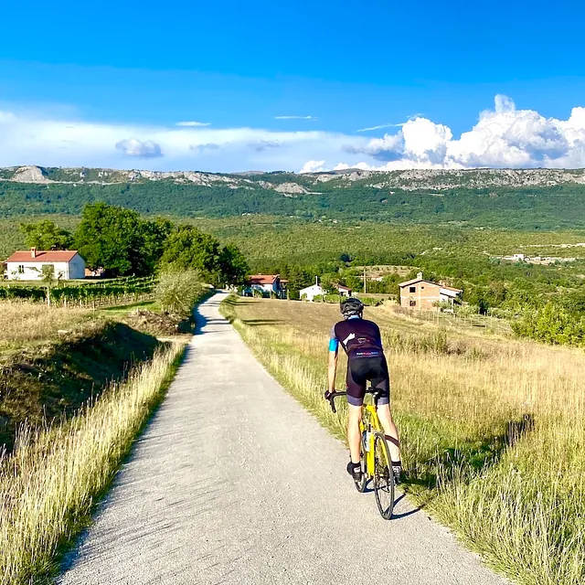 Cycling near Buzet
