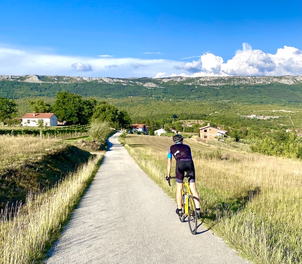 Cycling near Buzet