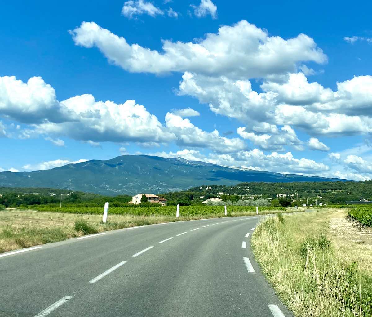 Road with View of Mont Ventoux
