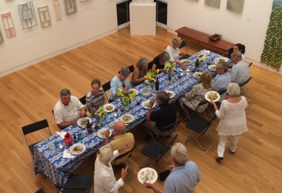 Group dinner in Westport, MA