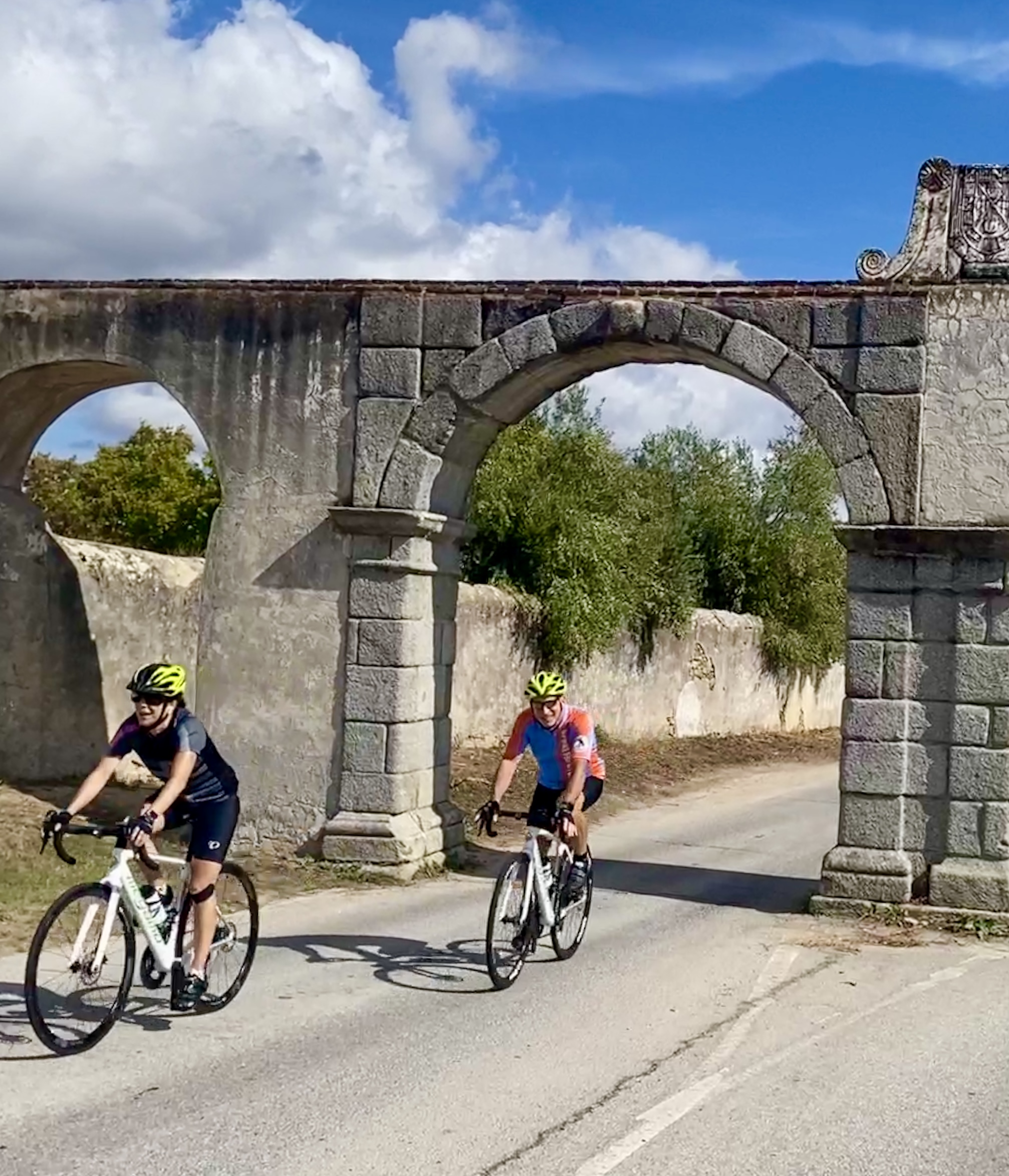 Cycling near Evora
