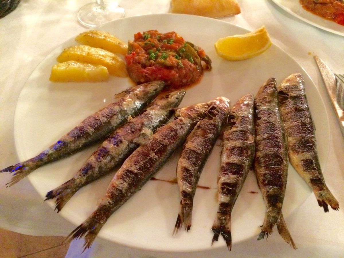 Grilled Sardines in Porto