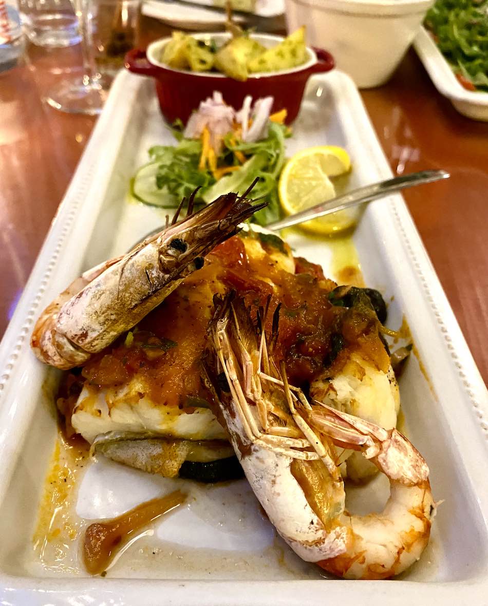 Cod and Shrimp in Lisbon
