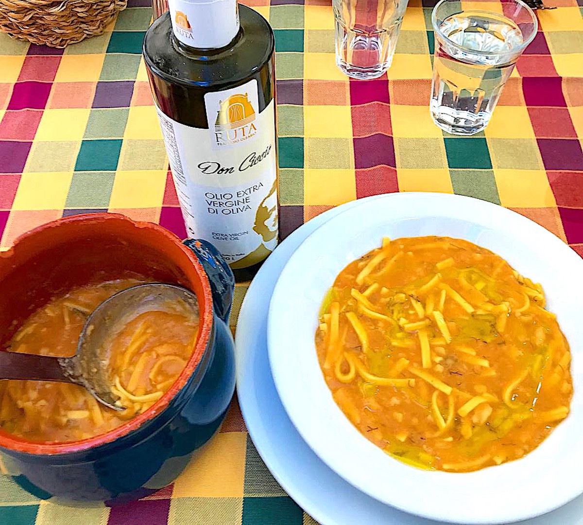 Tagliolini con Macco di Fave (Pasta with Crushed Fava Beans)