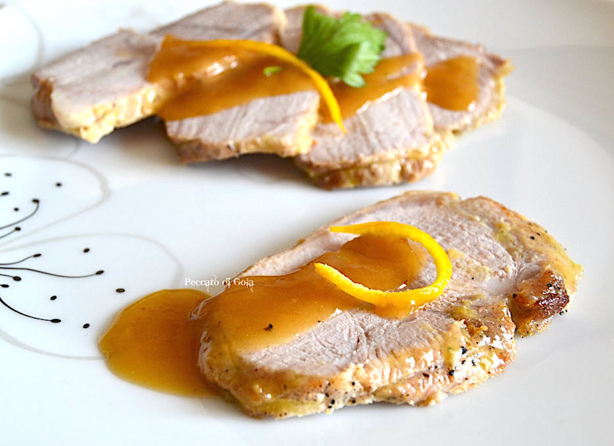 Pork Loin with Lemon and Saffron