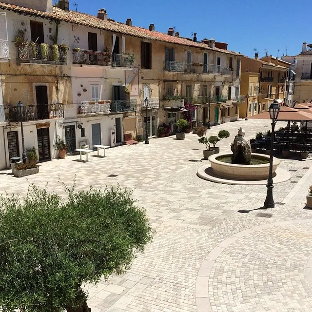 Piazza in San Felice al Circeo