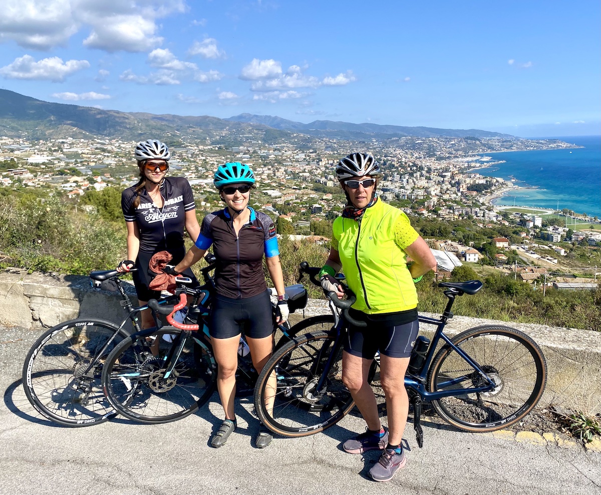 Cycling near Sanremo