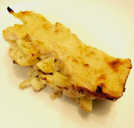Cauliflower with Bechamel